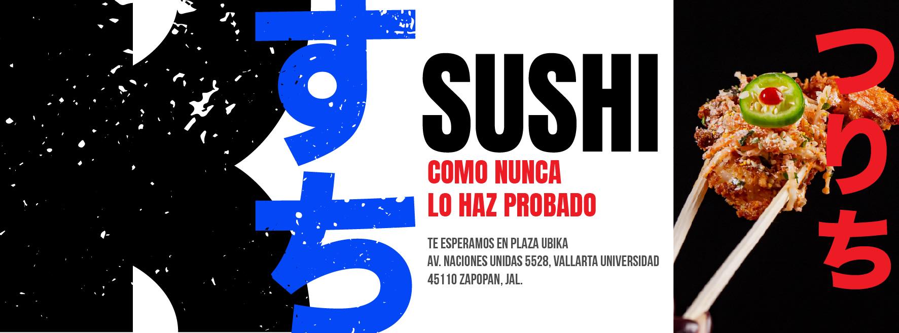 Sushi roll flambeado